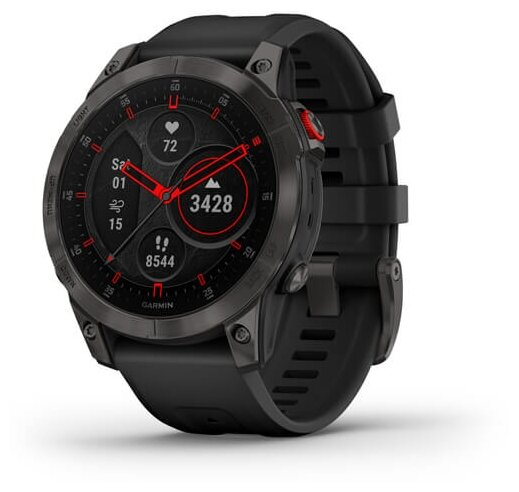 Умные часы GARMIN  Epix Gen 2 Sapphire титановый черный DLC