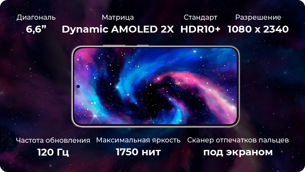 Samsung Galaxy S23+ 8/256GB белый (SM-S916B)