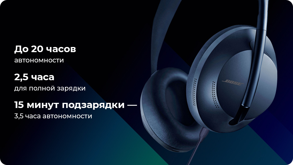 Беспроводные наушники Bose Noise Cancelling Headphones 700 Черные