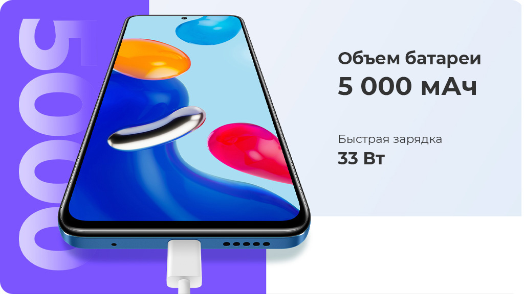 Xiaomi Redmi Note 11 4/128Gb NFC Голубой Global Version