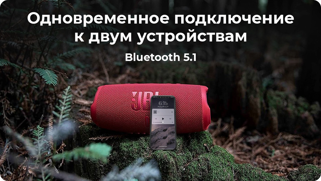 Портативная акустика JBL Charge 5,синий